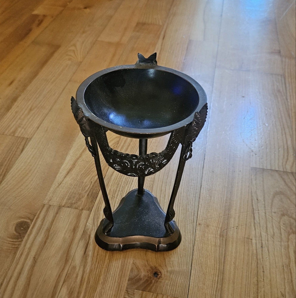 Vintage Brass Chinese Incense Burner